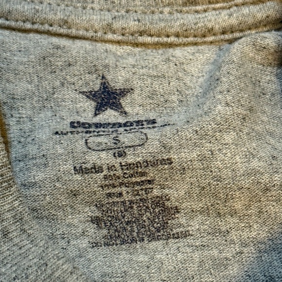 Grey Cowboys Star style Graphic short sleeve T-Shirt - Picture 3 of 6